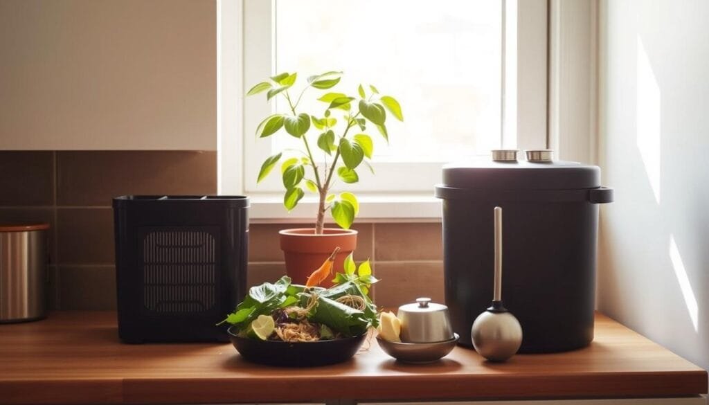 Apartment Composting Setup