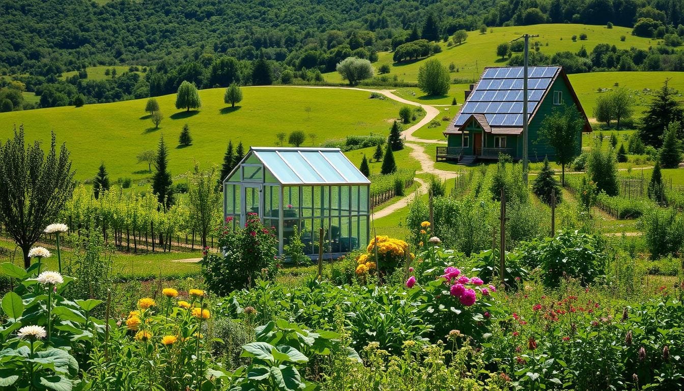Permaculture farming for a Self-Sustaining Off-Grid System